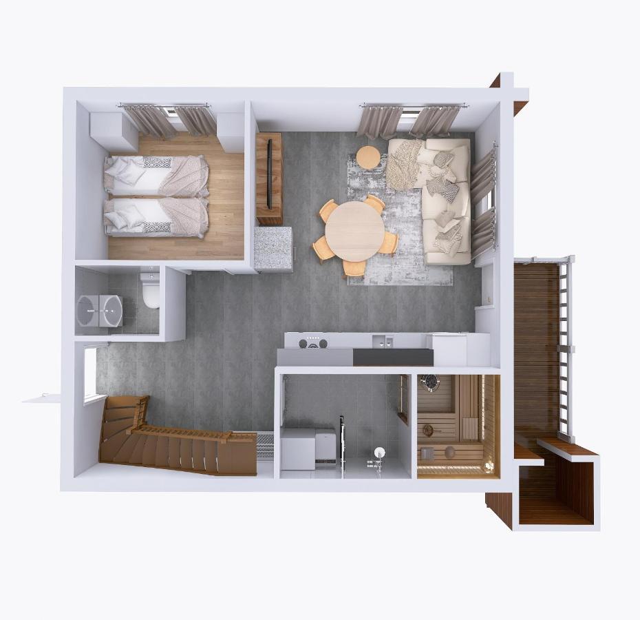 Apartamento Alppitaehti, Huoneisto Hilla Levi Exterior foto